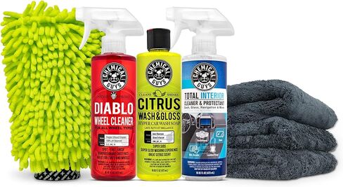 Chemical Guys HOL121 Best Car Wash Bucket Kit, (Safe for Cars, Trucks, SUVs, RVs & More) 11 Items in Saudi Arabia