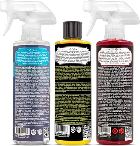 Chemical Guys HOL121 Best Car Wash Bucket Kit, (Safe for Cars, Trucks, SUVs, RVs & More) 11 Items in Saudi Arabia