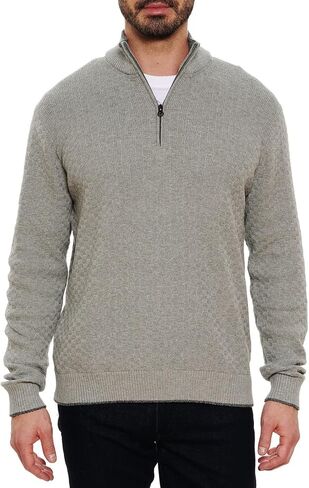 Robert Graham Hervey, Long-Sleeve Quarter-Zip Sweater for Men in Saudi Arabia