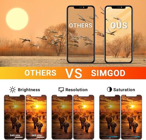 طقم استبدال شاشة iPhone 13 Pro مقاس 6.1 بوصة، شاشة COF Full HD LCD محول رقمي لشاشة تعمل باللمس ثلاثية الأبعاد تجميع كامل + أدوات إصلاح + واقي شاشة، التوافق A2638 A2483 A2636 A2639 A2640 in Saudi Arabia