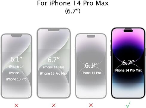 واقي شاشة زجاجي ممتاز من MOSNOVO لهاتف iPhone 14 / iPhone 13 / iPhone 13 Pro [يتضمن إطار التوجيه] (عبوة من قطعتين) [سهل التثبيت] [مضاد للخدش] [وضوح عالي الدقة متطور] [خالي من الفقاعات] [صديق للحافظة] in Kuwait