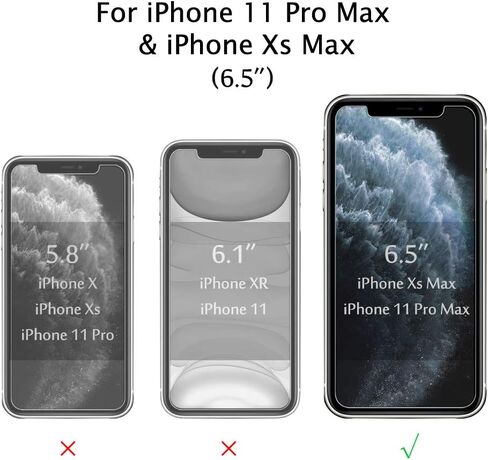 واقي شاشة زجاجي ممتاز من MOSNOVO لهاتف iPhone 14 / iPhone 13 / iPhone 13 Pro [يتضمن إطار التوجيه] (عبوة من قطعتين) [سهل التثبيت] [مضاد للخدش] [وضوح عالي الدقة متطور] [خالي من الفقاعات] [صديق للحافظة] in Kuwait