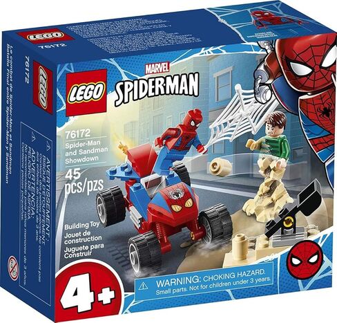 LEGO Marvel Spider-Man: Spider-Man and Sandman Showdown 76172 Collectible Construction Toy, New 2021 (45 Pieces) in Saudi Arabia