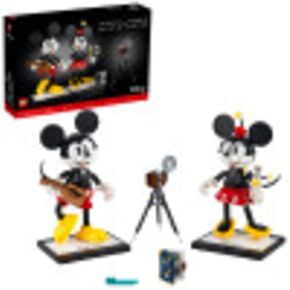 LEGO Disney Mickey Mouse & Minnie Mouse Buildable Characters (43179), Classic-Style Mickey Mouse Collectible Adult Building Kit, New 2021 (1,739 Pieces)