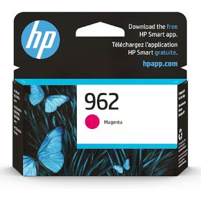 Original HP 962 Magenta Ink Cartridge | Works with HP OfficeJet 9010 Series, HP OfficeJet Pro 9010, 9020 Series | Eligible for Instant Ink | 3HZ97AN