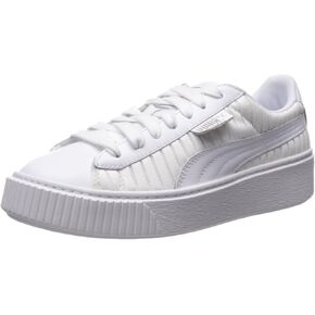 PUMA Women's Basket Platform Patent Fashion Sneaker