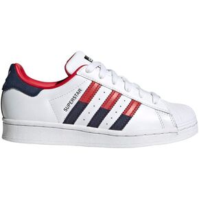 adidas Originals Superstar Sneaker, Core White/Core White/Black, 1 US Unisex Little Kid