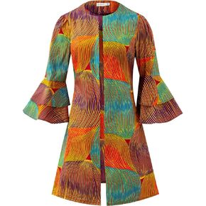 سترة SHENBOLEN النسائية ذات الطباعة الأفريقية، فستان Dashiki التقليدي