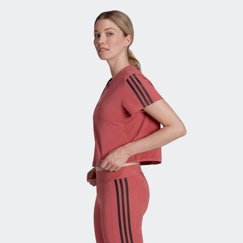 adidas Women's Cotton-Touch Cropped Sport Tee in Saudi Arabia