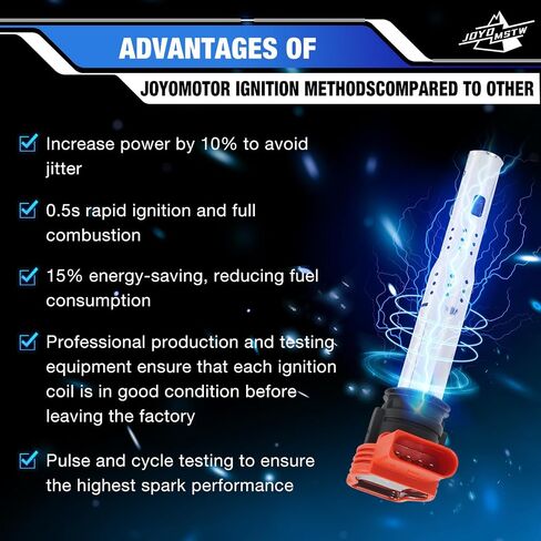 JOYOMSTW Ignition Coil Pack Replacement for Ford Mazda Mercury Escape Freestyle Taurus MPV Tribute Mariner Montego Sable V6 3.0L Replace# FD502 DG500 C1458 UF406 Set of 6 in Saudi Arabia