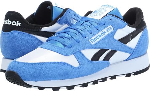 حذاء رياضي كلاسيكي من الجلد للجنسين من ريبوك، Boundless Blue/Chalk/Gray 3، 11 US Men in Saudi Arabia