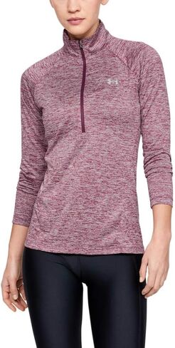 سترة صوفية حريمي من Under Armour Tech Twist ½ Zip طويلة الأكمام in Kuwait