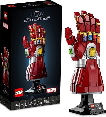 LEGO Marvel Nano Gauntlet 76223 Iron Man Building Set for Adults (680 Pieces) in Saudi Arabia