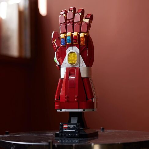 LEGO Marvel Nano Gauntlet 76223 Iron Man Building Set for Adults (680 Pieces) in Saudi Arabia