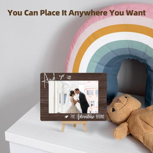 Bestie Definition Picture Frame Gift, BFF Gifts Wooden Photo Frame with Easel, 4x6 Best Friend Picture Frame for Tabletop Display - B14 in Saudi Arabia