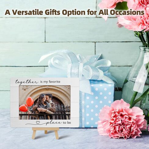 Bestie Definition Picture Frame Gift, BFF Gifts Wooden Photo Frame with Easel, 4x6 Best Friend Picture Frame for Tabletop Display - B14 in Saudi Arabia