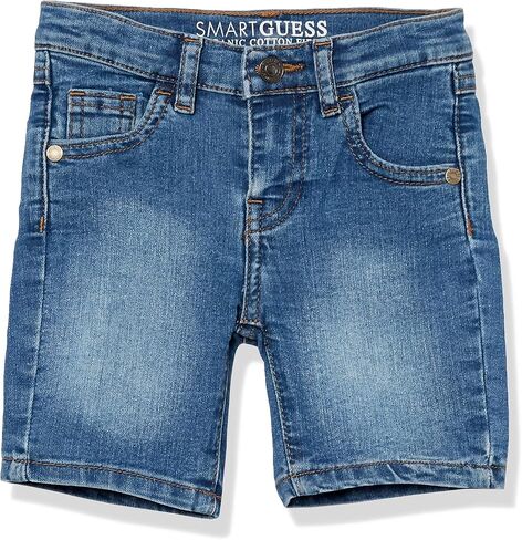 GUESS Boys' Big Organic Stretch Denim 5 Pocket Short in Saudi Arabia