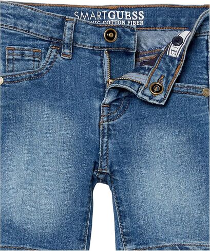 GUESS Boys' Big Organic Stretch Denim 5 Pocket Short in Saudi Arabia