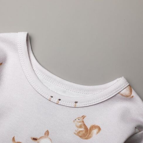 Owlivia 100% Organic Cotton Baby Long Sleeve Pajama Sets, Toddler Boy Girl 2-Piece Sleepwear in Saudi Arabia
