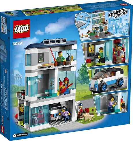 LEGO City Family House 60291 Building Kit; Toy for Kids, New 2021 (388 Pieces) in Saudi Arabia