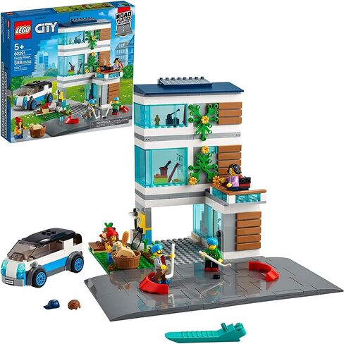 LEGO City Family House 60291 Building Kit; Toy for Kids, New 2021 (388 Pieces) in Saudi Arabia