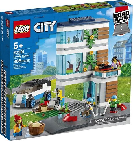 LEGO City Family House 60291 Building Kit; Toy for Kids, New 2021 (388 Pieces) in Saudi Arabia