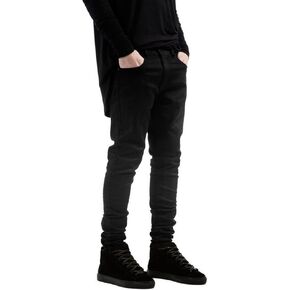 LONGBIDA Men's Ripped Slim Fit Skinny Destroyed Distressed Tapered Leg Jeans in Saudi Arabia