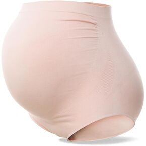 SUNNYBUY Women's Maternity High Waist Underwear Pregnancy Seamless Soft Hipster Panties Over Bump
