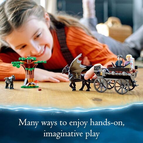 LEGO Harry Potter Hogwarts Carriage and Thestrals 76400 Building Toy Set from Order of The Phoenix Movie Featuring Luna Lovegood for Kids, Girls, and Boys Ages 7+ (121 Pieces) in Saudi Arabia