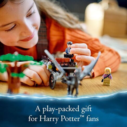 LEGO Harry Potter Hogwarts Carriage and Thestrals 76400 Building Toy Set from Order of The Phoenix Movie Featuring Luna Lovegood for Kids, Girls, and Boys Ages 7+ (121 Pieces) in Saudi Arabia