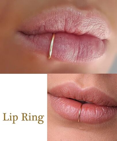 Longita Fake Nose Ring Hoop Magnetic Nose Ring Fake Nose Ring Stud Magnetic Nose Stud Fake Nose Piercing Magnetic Earrings for Women in Kuwait