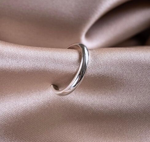Hoops & Loops 925 Sterling Silver High Polished Tarnish Resistant Hypoallergenic Plain Simple Minimalist Open Toe Ring for Women Men Teen Girls, Silver, Yellow Gold, Rose Gold, Black in Kuwait