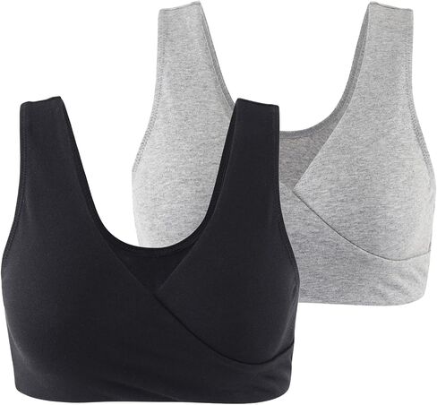 Women's Cotton Wireless Sleep Bra for Nursing and Maternity in Saudi Arabia