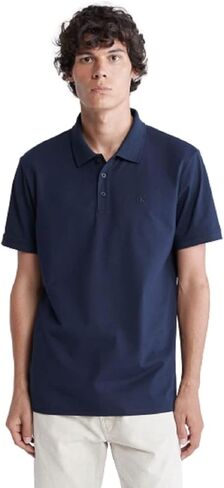 Calvin Klein Short Sleeve Smooth Cotton Polo in Kuwait