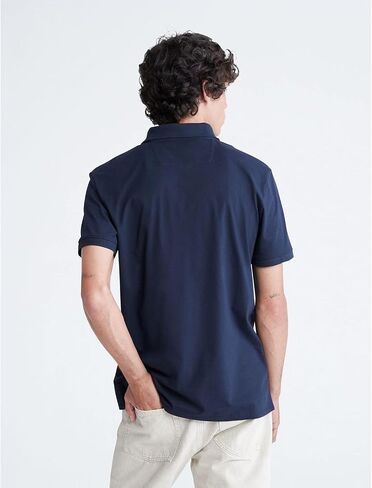 Calvin Klein Short Sleeve Smooth Cotton Polo in Kuwait