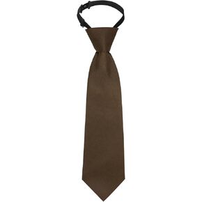 Sucrain 1pcs Boy's Necktie Pre-tied Adjustable Neck Strap Tie for Wedding Graduation School Uniforms