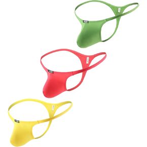 iKingsky Men's Sexy Pouch G-string Underwear Sexy Low Rise Bulge Thong Underwear in Saudi Arabia