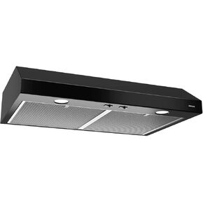 Broan-NuTone BCSD124WW Glacier 24-inch Under-Cabinet 4-Way Convertible Range Hood with 2-Speed Exhaust Fan and Light, 300 Max Blower CFM, White