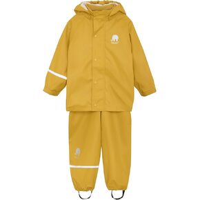 Kids Rain and Snow Suit for Boys Girls with Detachable Hood, Waterproof Raincoat and Pants - Ideal for Rain and Snow