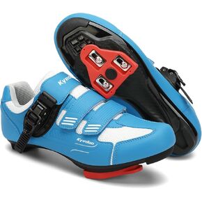 Womens Cycling Shoes Compatible with Peloton Bike Clip in Ladies Indoor Cycling Road Bike Riding Biking Shoes, Pre-Installed Delta Cleats