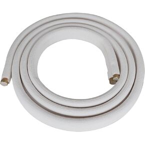 findmall 50FT Air Conditioning Copper Tubing Hose Extension 3/8" and 5/8" Twin Copper Hoses Insulated Copper Hoses Fit for Mini Split Air Conditioner