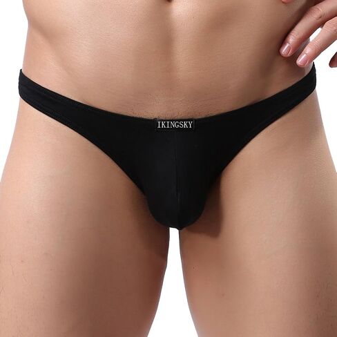 ملابس داخلية بكيني ناعمة منخفضة الارتفاع للرجال من IKINGSKY، ملابس داخلية مثيرة بتغطية متوسطة من الخلف in Kuwait