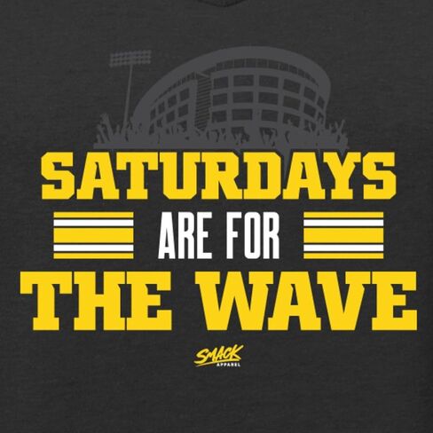 Saturdays T-Shirt for Notre Dame College Fans (SM-5XL) (Navy Youth Short Sleeve, Large) in Saudi Arabia
