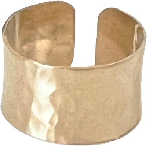 Toe Rings & Things | Cigar Band Wide Band Toe Ring in Sterling or Gold Fill | Adjustable Super Wide 10mm | Unisex in Saudi Arabia