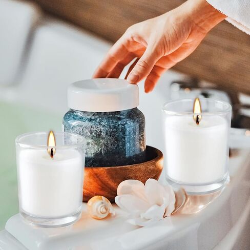 36-Pack of Unscented Warm White Votive Candles-Burn with a Warm White Glow for up to 12 Hours. Ideal for Weddings, Birthdays, Holidays, Parties,Thoughtful Gift for Any Occasion in Kuwait