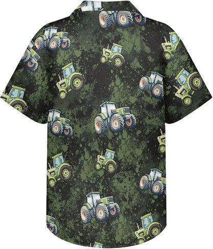 doginthehole Men's Hawaiian Short Sleeve Button Down Shirt Summer Tropical Flower Parrot Print Beach Aloha Party Wear Shirt in Saudi Arabia