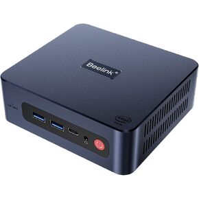 بيلنك U55 ميني بي سي انتل برودويل i3-5005U ثنائي النواة 2.0 جيجاهيرتز ويندوز 10 ميني كمبيوتر مكتبي مع HDMI DDR3L 8 جيجا واي فاي، بلوتوث 4.0
