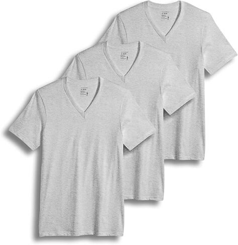 Jockey T-Shirts for Men - V Neck Undershirts, Cotton Men's T-Shirts - 3 Pack in Kuwait
