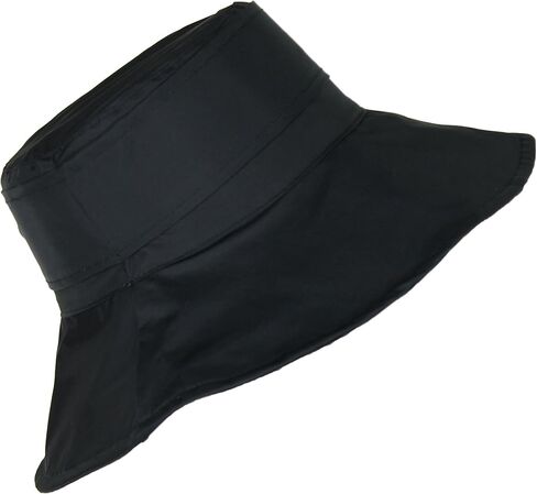 FLH Cute Bucket Rain Hat w/Buckle Accent, 3.5 inch Wide Brim, Roll-Up Packable in Saudi Arabia