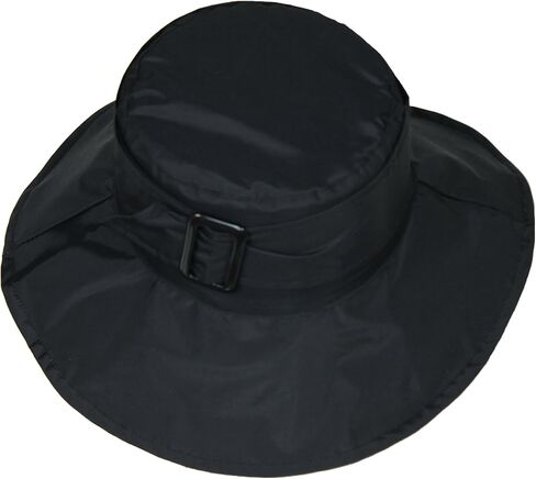 FLH Cute Bucket Rain Hat w/Buckle Accent, 3.5 inch Wide Brim, Roll-Up Packable in Saudi Arabia